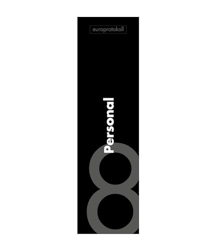 Rückenschild 'Personal' für DIN A4 Ordner, beschriftetes Einsteckschild im Format 53 x 186 mm, passend für 8 cm Ordner mit Einstecktaschen von europrotokoll