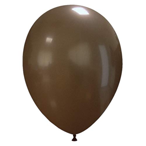 50 kleine Luftballons metallic/pastell (Farbe wählbar) (Braun, pastell) von eventkauf