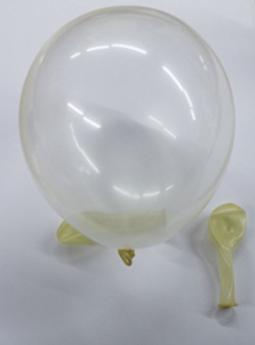 50 kleine Luftballons metallic/pastell (Farbe wählbar) (Transparent) von eventkauf