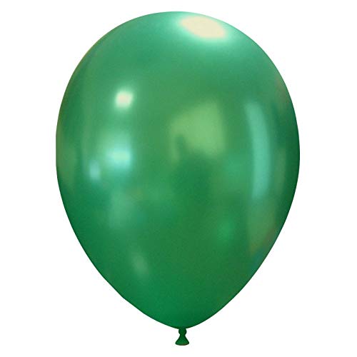 50 metallic Luftballons (Farbe wählbar) (Grün) von eventkauf