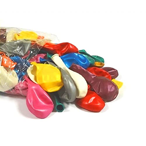 50 metallic Luftballons (Farbe wählbar) (Mix) von eventkauf