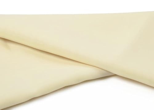 Chiffon Dekostoff/Meterware am Stück (Hellbeige) von eventkauf