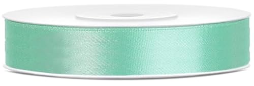 Satinband 25m x 12mm Dekoband Geschenkband (Mint) von eventkauf