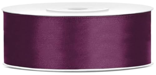 Satinband 25m x 25mm Dekoband Geschenkband (Pflaume) von eventkauf