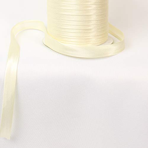 Schrägband Satin 9m x 15mm (Creme, #83) von eventkauf