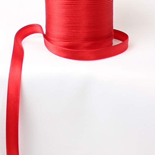Schrägband Satin 9m x 15mm (Rot, #26) von eventkauf