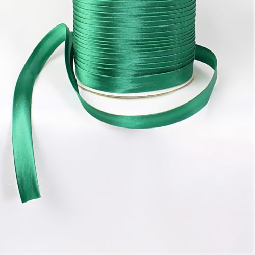 eventkauf Schrägband Satin 9m x 15mm (Grün, #137) von eventkauf