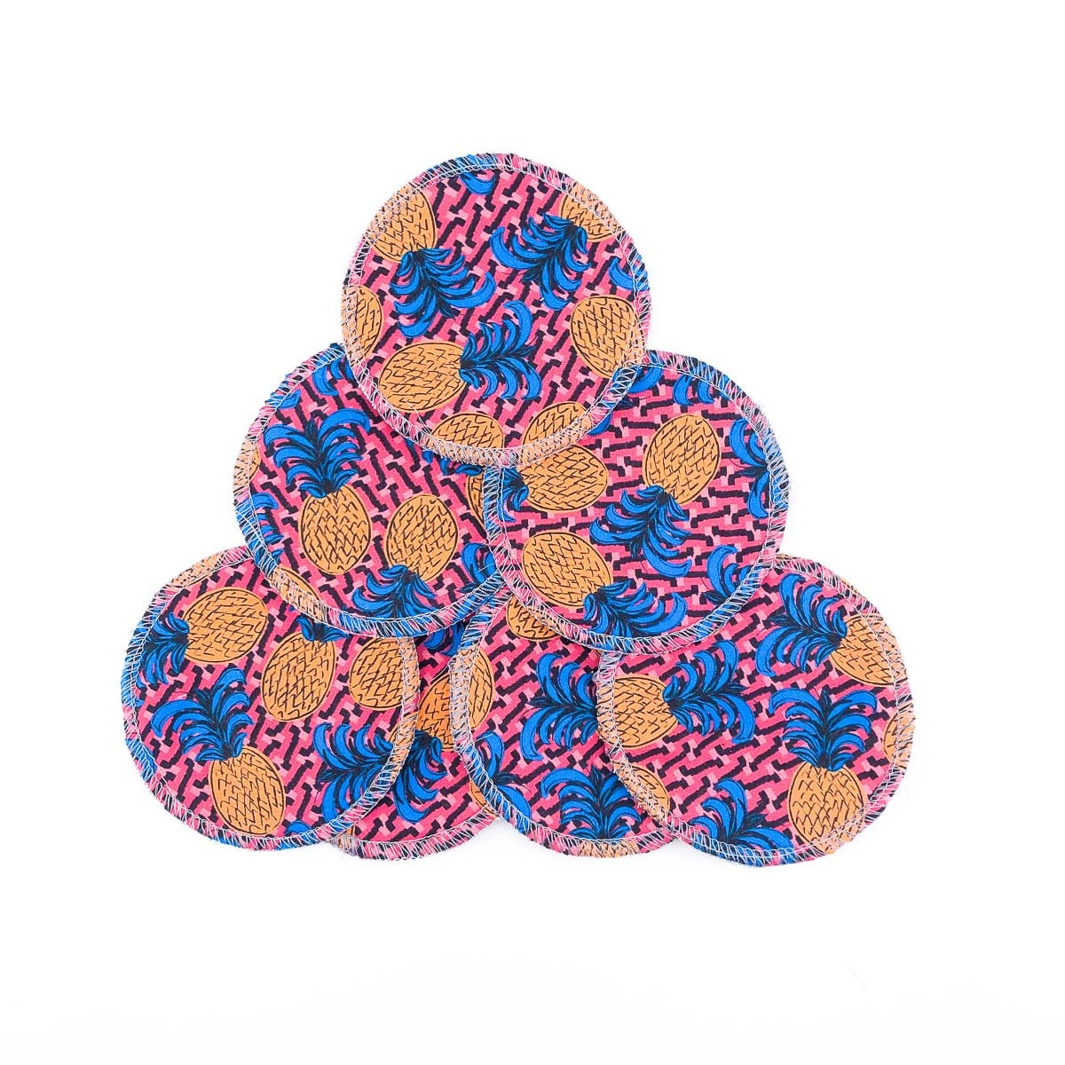 Wiederverwendbare Wattepads Crazy Pineapple, Waschbare Kosmetikpads, Abschminkpads Wiederverwendbare Wattepads Crazy Pineapple, Waschbare Kosmetikpads, Abschminkpads von everandagain