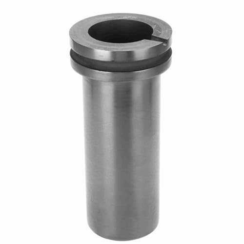1 kg Graphittiegel mit guter Wärmeleitfähigkeit, hervorragend, Schmelzgold, Silber, Platin, für Metallschmelzen, Schrottofen (2 kg) von evhooe