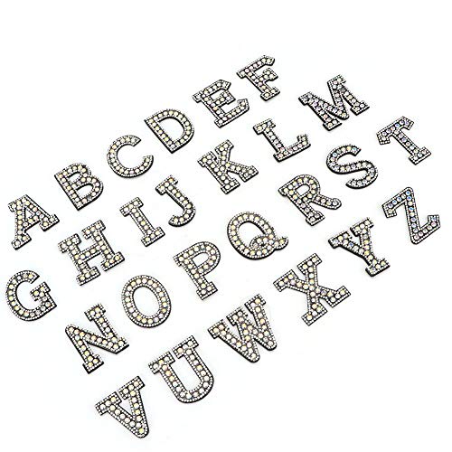 26 Stück Buchstaben-Applikationen Strass Vlies Kleidung Tasche Patches Zubehör 26 Stück Buchstaben-Applikationen Strass Vlies Kleidung Tasche Patches Zubehör von evhooe