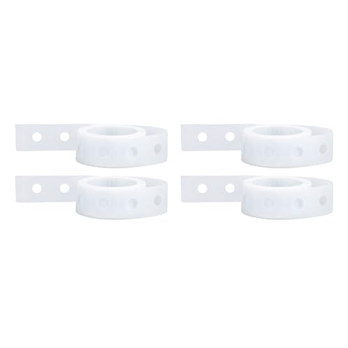 4 Box Verstärkungsetiketten, transparent, selbstklebend, lose Blätter, gelochte Seiten, Schutzaufkleber, Schulbedarf von evhooe