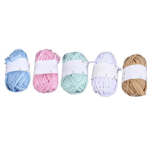 5 x super grobes Garn, bequem und zart, sperriges Garn für Puppenschuhe, Taschen, Bastelarbeiten 5 x super grobes Garn, bequem und zart, sperriges Garn für Puppenschuhe, Taschen, Bastelarbeiten von evhooe