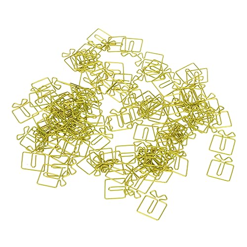Büroklammern in Weihnachtsform, erhöhter Rutsch, rostfrei, farbecht, Büroklammern, grün, 100 Stück Büroklammern in Weihnachtsform, erhöhter Rutsch, rostfrei, farbecht, Büroklammern, grün, 100 Stück von evhooe