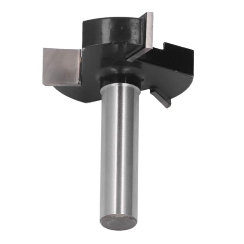 CNC-Fräser-Bit, 3 Zähne, T-förmiger Oberflächenfräser, Holzfräser, 12 mm Schaft, 49 mm Schnittdurchmesser CNC-Fräser-Bit, 3 Zähne, T-förmiger Oberflächenfräser, Holzfräser, 12 mm Schaft, 49 mm Schnittdurchmesser von evhooe