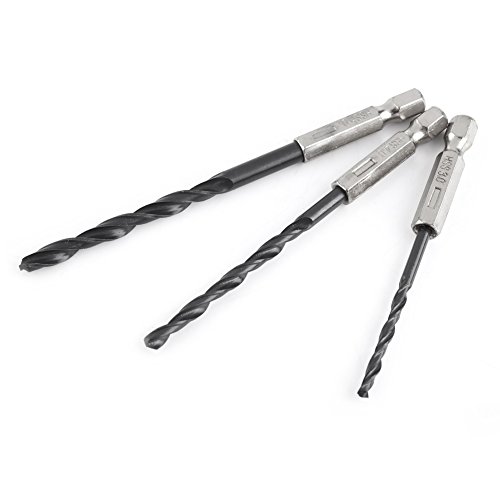 Hochgeschwindigkeitsstahlbohrer, 15 Stück, 3/4/5 mm, Spiralbohrer-Set für Holzbearbeitung, Elektrowerkzeuge, Sechskantschaft Hochgeschwindigkeitsstahlbohrer, 15 Stück, 3/4/5 mm, Spiralbohrer-Set für Holzbearbeitung, Elektrowerkzeuge, Sechskantschaft von evhooe