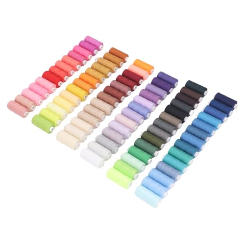 Jouuo Nähgarn-Set, 400 Meter, 80 Farben, Polyester-Nähgarn, DIY, Handstich, Quilten Jouuo Nähgarn-Set, 400 Meter, 80 Farben, Polyester-Nähgarn, DIY, Handstich, Quilten von evhooe