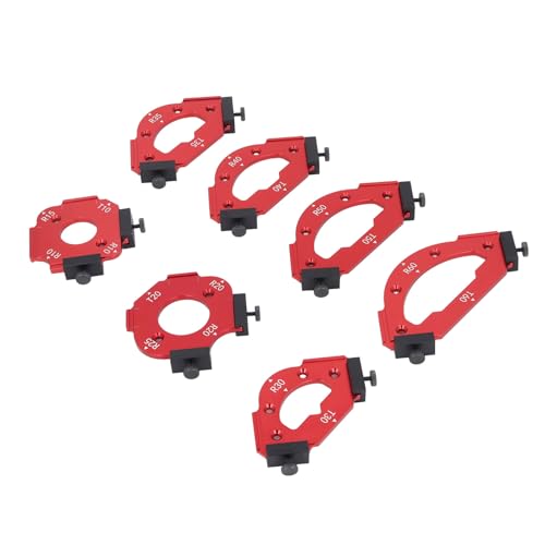 R10-R60 Tisch-Eckfräser-Vorrichtungs-Set, Trimmmaschine, Aluminiumlegierung, Radius-Schablonen-Kits, Holzbearbeitung, Trimmwerkzeuge R10-R60 Tisch-Eckfräser-Vorrichtungs-Set, Trimmmaschine, Aluminiumlegierung, Radius-Schablonen-Kits, Holzbearbeitung, Trimmwerkzeuge von evhooe