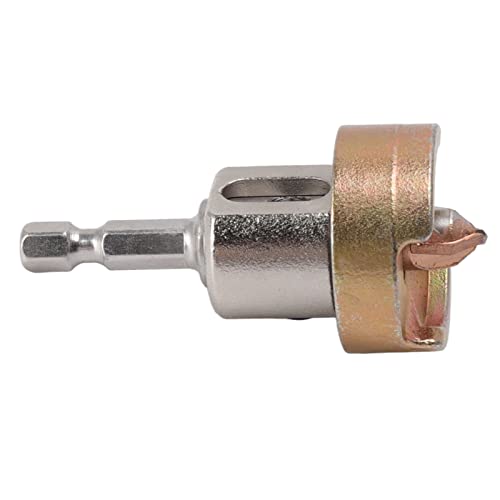 Senkbohrer, Karbonstahl, 5 Rillen, verstellbare Arbeitstiefe, Senkbohrer, 3/8 x 3/32 x 1/4 Zoll von evhooe