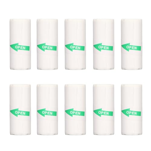 Thermodruckpapier, tragbar, selbstklebend, Mini-Druckpapier, Etikett, falsche Frage, Foto, 57 x 25 mm, 10 Rollen von evhooe