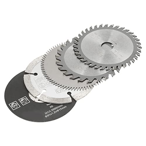Trennscheiben-Sägeblatt, 5 Stück, 8,5 cm Innendurchmesser, 15 mm, Mini-Hartmetall-Kreissägeblatt, Schneidwerkzeug, Nr. 293 Trennscheiben-Sägeblatt, 5 Stück, 8,5 cm Innendurchmesser, 15 mm, Mini-Hartmetall-Kreissägeblatt, Schneidwerkzeug, Nr. 293 von evhooe