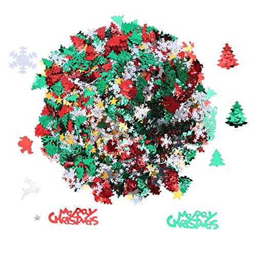 Weihnachten Konfetti Tischdeko Weihnachten Frohe Weihnachten Weihnachtsmann Rentier Schneeflocke Weihnachtsbaum Konfetti für Weihnachten Party Dekoration Weihnachten Konfetti Tischdeko Weihnachten Frohe Weihnachten Weihnachtsmann Rentier Schneeflocke Weihnachtsbaum Konfetti für Weihnachten Party Dekoration von evhooe