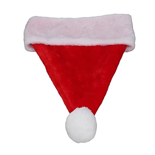 evhooe Weihnachtsmütze, verdicktes Futter, kurzer Plüsch, handwaschbar, rot, weiß, attraktive dekorative Weihnachtsmütze evhooe Weihnachtsmütze, verdicktes Futter, kurzer Plüsch, handwaschbar, rot, weiß, attraktive dekorative Weihnachtsmütze von evhooe