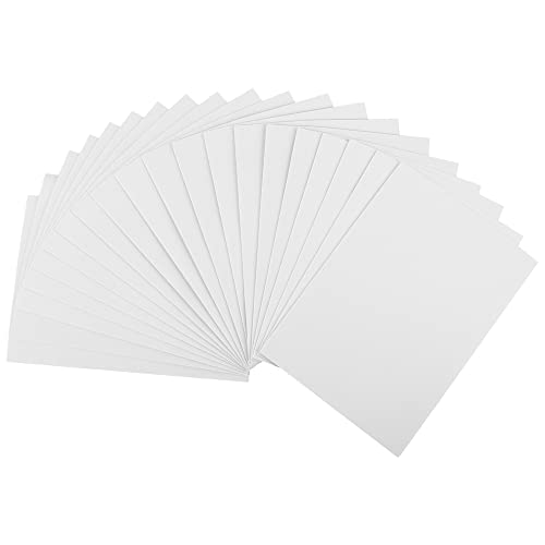 ewtshop® 20 Blatt Moosgummi, weiß, Schaumstoff für Bastelarbeiten, Format: 21,0 x 29,7 cm DIN A4 von ewtshop