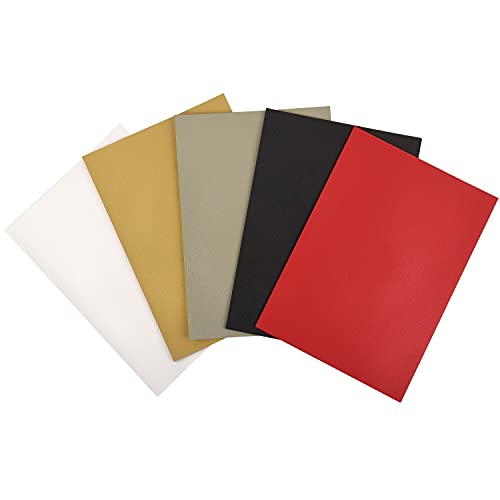 ewtshop® Perlglanzpapier, 100 Blatt Shimmer Paper, 125 g/m², Perlmuttpapier A4, 5 Farben von ewtshop