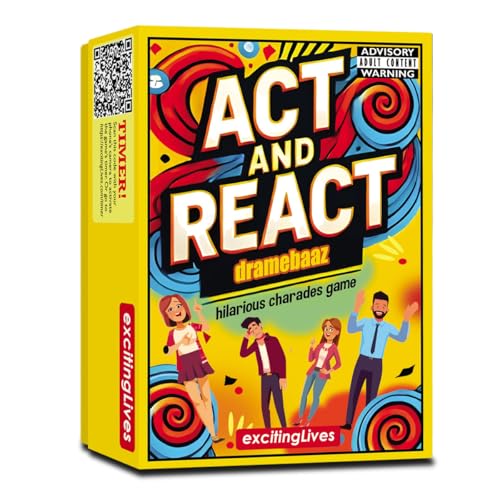 exciting Lives Act and React Spiel – lustiges Partyspiel für Freunde, Familie für Erwachsene, Teenager – stundenlanger Spaß für Partys, Reisen, Treffen für ein tolles Erlebnis des Genusses exciting Lives Act and React Spiel – lustiges Partyspiel für Freunde, Familie für Erwachsene, Teenager – stundenlanger Spaß für Partys, Reisen, Treffen für ein tolles Erlebnis des Genusses von exciting Lives