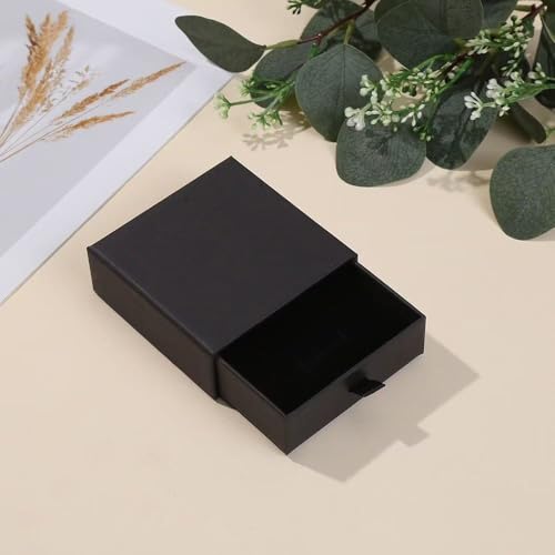 excvalues Geschenkpapier-Boxen aus Karton, Schmuckboxen, 6 Stück, 8 x 8 x 2,3 cm, Schwarz excvalues Geschenkpapier-Boxen aus Karton, Schmuckboxen, 6 Stück, 8 x 8 x 2,3 cm, Schwarz von excvalues