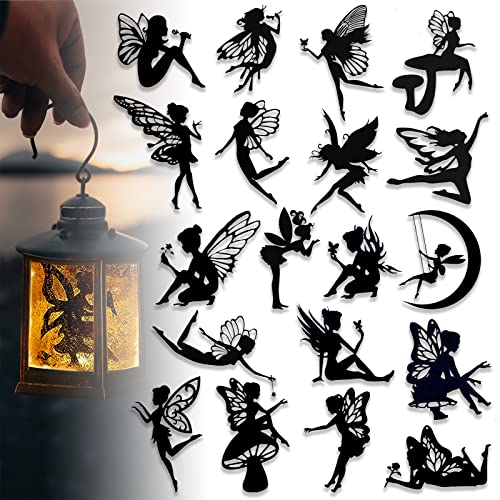 34 Stück lasergeschnittene Pappe Feen Scrapbook Fairy Silhouetten Fairy Cutouts Fairy Die Cuts für Laternengläser Wandmalerei Scrapbook Fenster Glas und Telefone Dekoration 34 Stück lasergeschnittene Pappe Feen Scrapbook Fairy Silhouetten Fairy Cutouts Fairy Die Cuts für Laternengläser Wandmalerei Scrapbook Fenster Glas und Telefone Dekoration von fallingstar