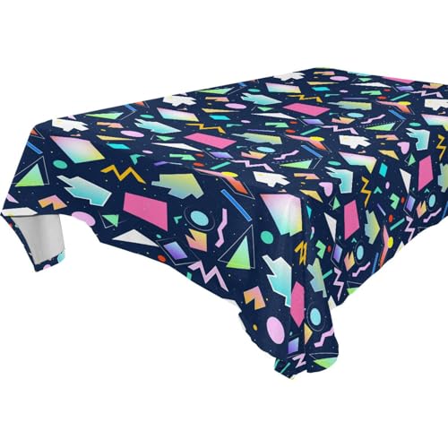 Abstrakte bunte Sonnenblumen-Tischdecke, abwischbar, für Küche und Esszimmer, Grill, 1,8 m - 2,4 m, auslaufsicher, für den Innenbereich, transparent, 1 Stück, Größe 137 x 183 cm Abstrakte bunte Sonnenblumen-Tischdecke, abwischbar, für Küche und Esszimmer, Grill, 1,8 m - 2,4 m, auslaufsicher, für den Innenbereich, transparent, 1 Stück, Größe 137 x 183 cm von famyily