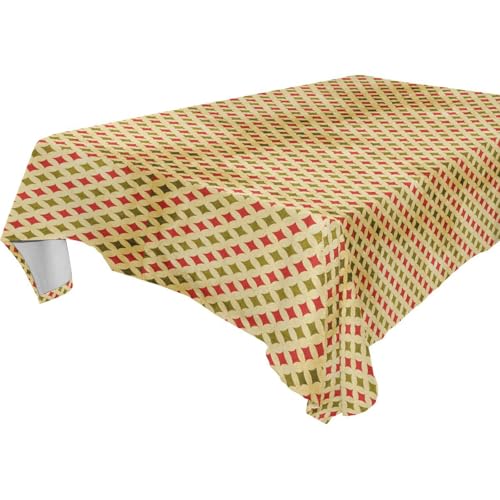 Abwischbare Tischdecke mit weihnachtlichem Muster, abwischbar, für Küche und Esszimmer, Herbstdekoration, 1,8 m - 2,4 m, staubdicht, 1 Stück, Größe 137 x 183 cm Abwischbare Tischdecke mit weihnachtlichem Muster, abwischbar, für Küche und Esszimmer, Herbstdekoration, 1,8 m - 2,4 m, staubdicht, 1 Stück, Größe 137 x 183 cm von famyily