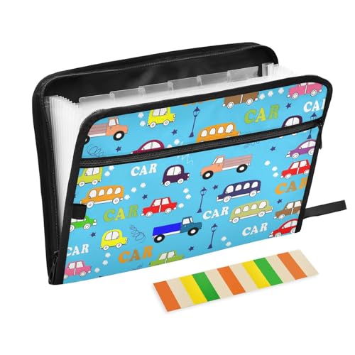 famyily Akkordeon-Aktenordner im A4-Format, expandierend, mehrtaschen, mit Trennwänden mit Reißverschluss, Kunststoff-Hängeregistratur-Datei für Inspektoren, Auto famyily Akkordeon-Aktenordner im A4-Format, expandierend, mehrtaschen, mit Trennwänden mit Reißverschluss, Kunststoff-Hängeregistratur-Datei für Inspektoren, Auto von famyily