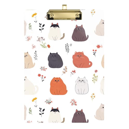 Chic Himalayancats Klemmbrett für Kinderkrankenschwestern, weiß, legale Größe, Anmeldung, Klemmbrett für Kinderkrankenschwestern, Arbeitsplätze, 31,8 x 83,8 cm von famyily