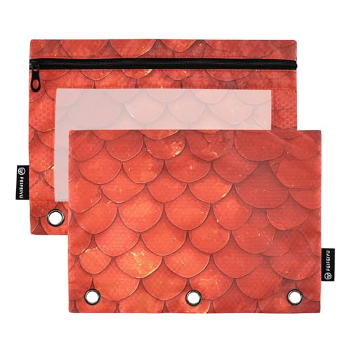 Drachenschuppen Ordnertaschen mit 3 Löchern für 3 Ringe, Ordner mit 3 Löchern, für Kinder, Büro-Organizer Drachenschuppen Ordnertaschen mit 3 Löchern für 3 Ringe, Ordner mit 3 Löchern, für Kinder, Büro-Organizer von famyily