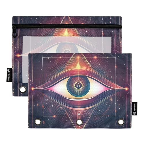 Fantasy Eye Binder Taschen Dokumententasche für 3-Loch-Bindertaschen mit 3 Löchern für Schule, Schreibwaren, Organizer, Upplies Fantasy Eye Binder Taschen Dokumententasche für 3-Loch-Bindertaschen mit 3 Löchern für Schule, Schreibwaren, Organizer, Upplies von famyily