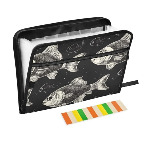 Fish Unique Sketch Hängeregistraturmappe A4 Größe Fächermappe mit Taschen Briefablage Hängeregistasche für Ingenieur Krankenhaus Fish Unique Sketch Hängeregistraturmappe A4 Größe Fächermappe mit Taschen Briefablage Hängeregistasche für Ingenieur Krankenhaus von famyily