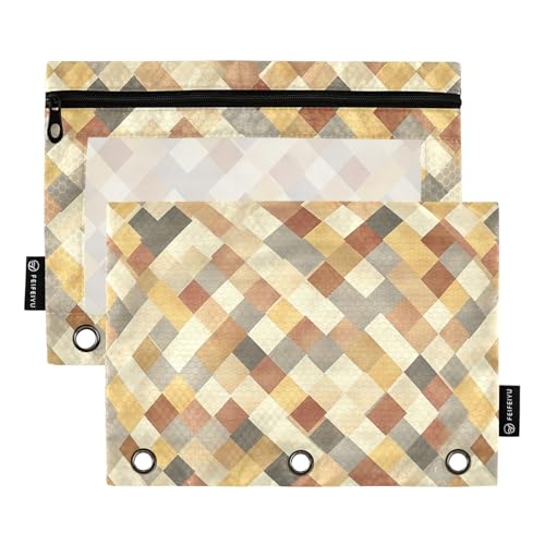 Gelbe chromatische Puzzlemappe mit 3 Löchern für Ringe, Ordner, Ordner mit drei Ringen, für Kinder, Schreibwarenzubehör von famyily