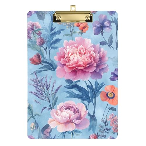 Klemmbrett mit Herbstblumen, Pfingstrosen, Osteospermum, Gladiolen, Klassenzimmer, Klemmbrett, Zeichnen, Klemmbrett, Notizblock für Polizei, Ticket, Büro, Klemmbrett, 31,8 x 22,9 cm Klemmbrett mit Herbstblumen, Pfingstrosen, Osteospermum, Gladiolen, Klassenzimmer, Klemmbrett, Zeichnen, Klemmbrett, Notizblock für Polizei, Ticket, Büro, Klemmbrett, 31,8 x 22,9 cm von famyily