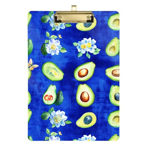 Lustige Klemmbretter mit Avocado-Früchten, königsblau, für Arbeit, privates Klemmbrett, Wissenschafts-Klemmbrett für Beinbesprechungen, 31,8 x 22,9 cm Lustige Klemmbretter mit Avocado-Früchten, königsblau, für Arbeit, privates Klemmbrett, Wissenschafts-Klemmbrett für Beinbesprechungen, 31,8 x 22,9 cm von famyily