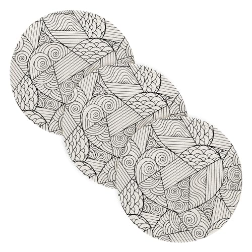 Mikrowellen-Untersetzer für heiße Töpfe und Pfannen, 38,1 cm, Baumwollgarn, Topflappen-Set, Halter für heiße Töpfe, Heimdekoration, Happy Valentine's Day, Schwarz, 3 Stück Mikrowellen-Untersetzer für heiße Töpfe und Pfannen, 38,1 cm, Baumwollgarn, Topflappen-Set, Halter für heiße Töpfe, Heimdekoration, Happy Valentine's Day, Schwarz, 3 Stück von famyily