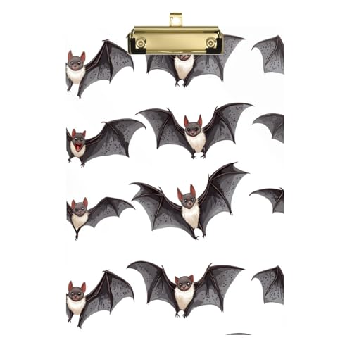 Niedliche Fledermäuse Klemmbretter Still-Klemmbrett Bilder-Clipboards Cliper Board für Inspektoren Dental 31,8 x 78,7 cm von famyily