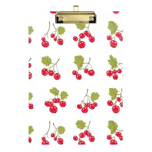 Niedliche Klemmbretter mit roten Johannisbeeren, Weiß, coole Klemmbretter, flaches Klemmbrett, Loch, Bürobedarf, Klemmbrett für Tierärztliche Krankenpflege, 31,8 x 22,9 cm Niedliche Klemmbretter mit roten Johannisbeeren, Weiß, coole Klemmbretter, flaches Klemmbrett, Loch, Bürobedarf, Klemmbrett für Tierärztliche Krankenpflege, 31,8 x 22,9 cm von famyily