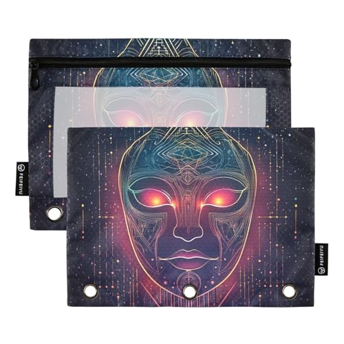 Party-Maske, Tarot-Ordner, Taschenmappe, Ordner, 3 Ringe für Ringe, Ordner, Aufbewahrung mit 3 Löchern für Studenten, Schreibwarenbedarf von famyily