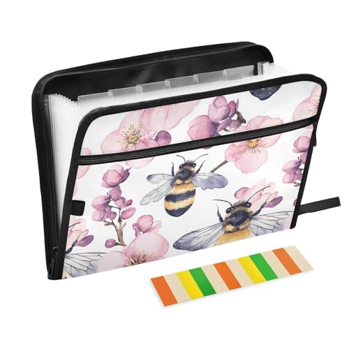 Peach Bee Akkordeon-Aktenordner, A4-Format, Papierordner mit Reißverschluss, Dokumentenmappe in Rechtsgröße, für Krankenschwestern, Büro Peach Bee Akkordeon-Aktenordner, A4-Format, Papierordner mit Reißverschluss, Dokumentenmappe in Rechtsgröße, für Krankenschwestern, Büro von famyily