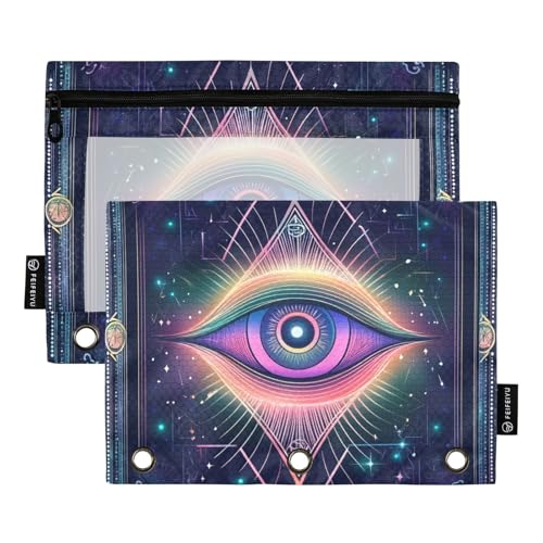 Spiritual Eye Tarot-Ordner, 3-Loch-Tasche für Ringe, Ordner, Organizer mit 3 Löchern für die Schule von famyily