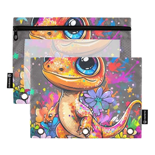 Sweet Bearded Dragon Ringe Binder Taschen 3 Loch Binder für drei Ringe Binder Taschen mit Binderlöchern für Schule Aufbewahrungsbehälter Sweet Bearded Dragon Ringe Binder Taschen 3 Loch Binder für drei Ringe Binder Taschen mit Binderlöchern für Schule Aufbewahrungsbehälter von famyily