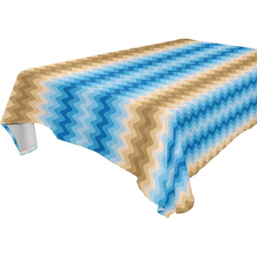 Tischdecke, gewellt, rechteckig, abwischbar, für Küche und Esszimmer, Halloween, 1,8 m - 2,4 m, knitterfrei, für Bankett, Esstisch, 1 Stück, Größe 137 x 183 cm Tischdecke, gewellt, rechteckig, abwischbar, für Küche und Esszimmer, Halloween, 1,8 m - 2,4 m, knitterfrei, für Bankett, Esstisch, 1 Stück, Größe 137 x 183 cm von famyily