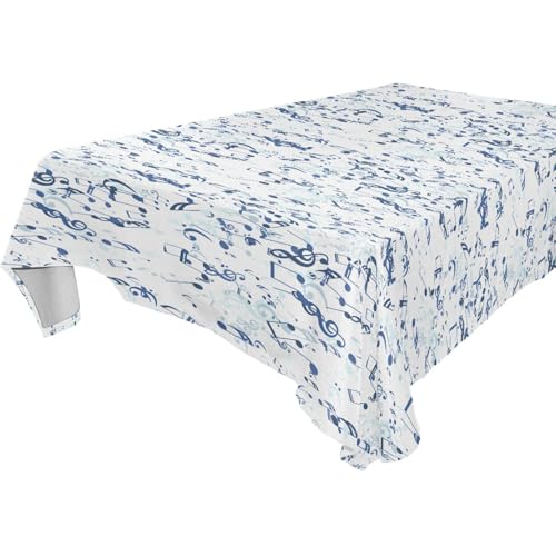 Tischdecke mit Musiksymbol, abwischbar, für Küche und Esszimmer, für den täglichen Gebrauch, 1,8 m - 2,4 m, lichtecht, für Camping, Outdoor, Picknick, 1 Stück, Größe 137 x 183 cm Tischdecke mit Musiksymbol, abwischbar, für Küche und Esszimmer, für den täglichen Gebrauch, 1,8 m - 2,4 m, lichtecht, für Camping, Outdoor, Picknick, 1 Stück, Größe 137 x 183 cm von famyily
